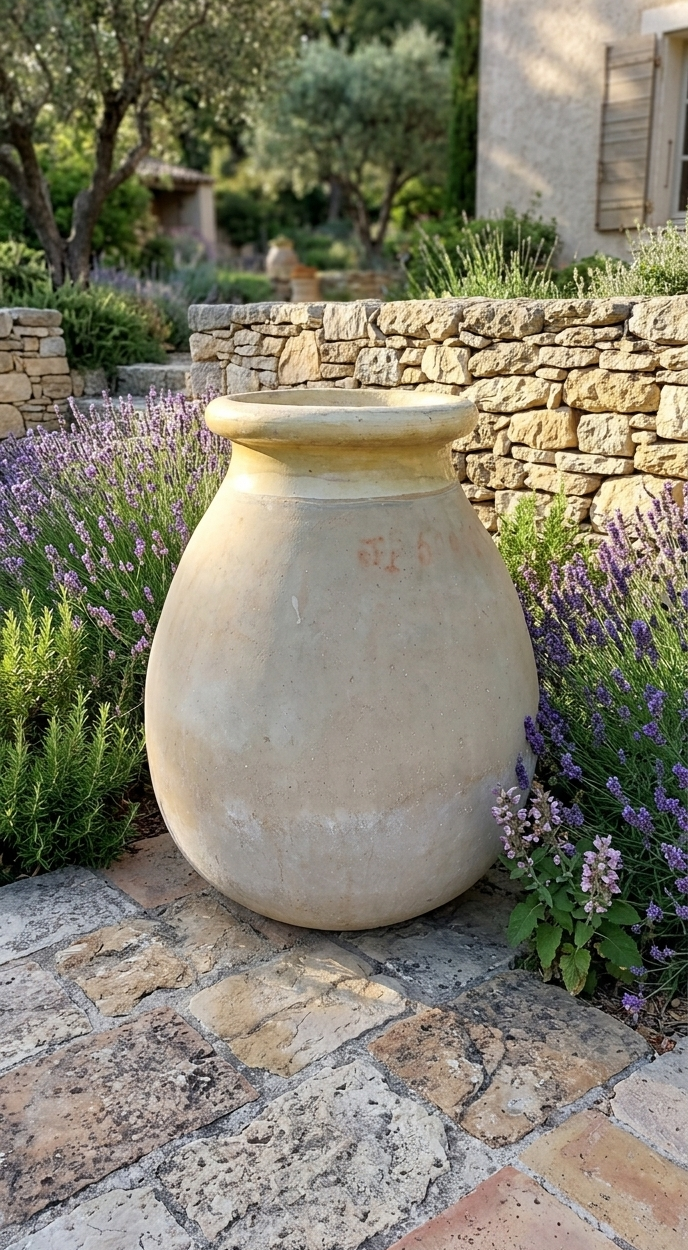 Sublimez votre espace avec cette authentique Jarre de Biot du 19ème siècle mesurant 98 cm. Sa patine naturelle et son col émaillé jaune en font une pièce de collection exceptionnelle. Un témoignage unique du savoir-faire potier provençal pour votre demeure.